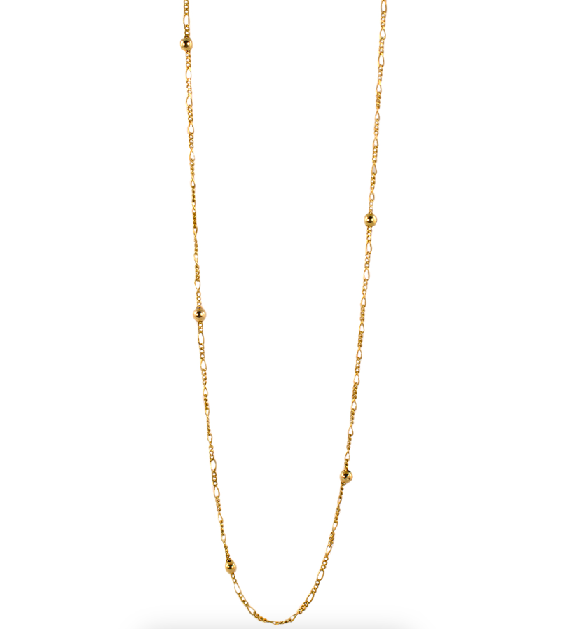 22″ Figaro Ball Chain Necklace