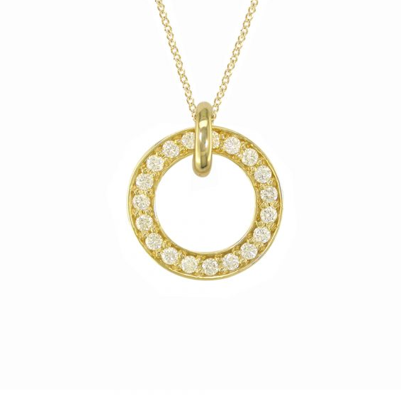 Diamond Circle Pendant