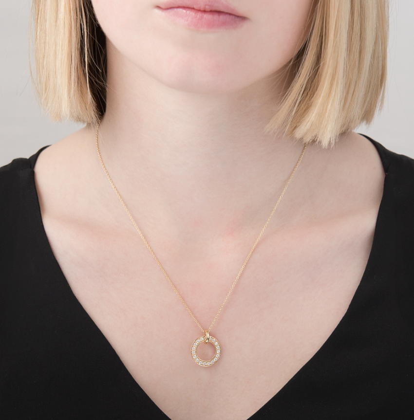 Diamond Circle Pendant